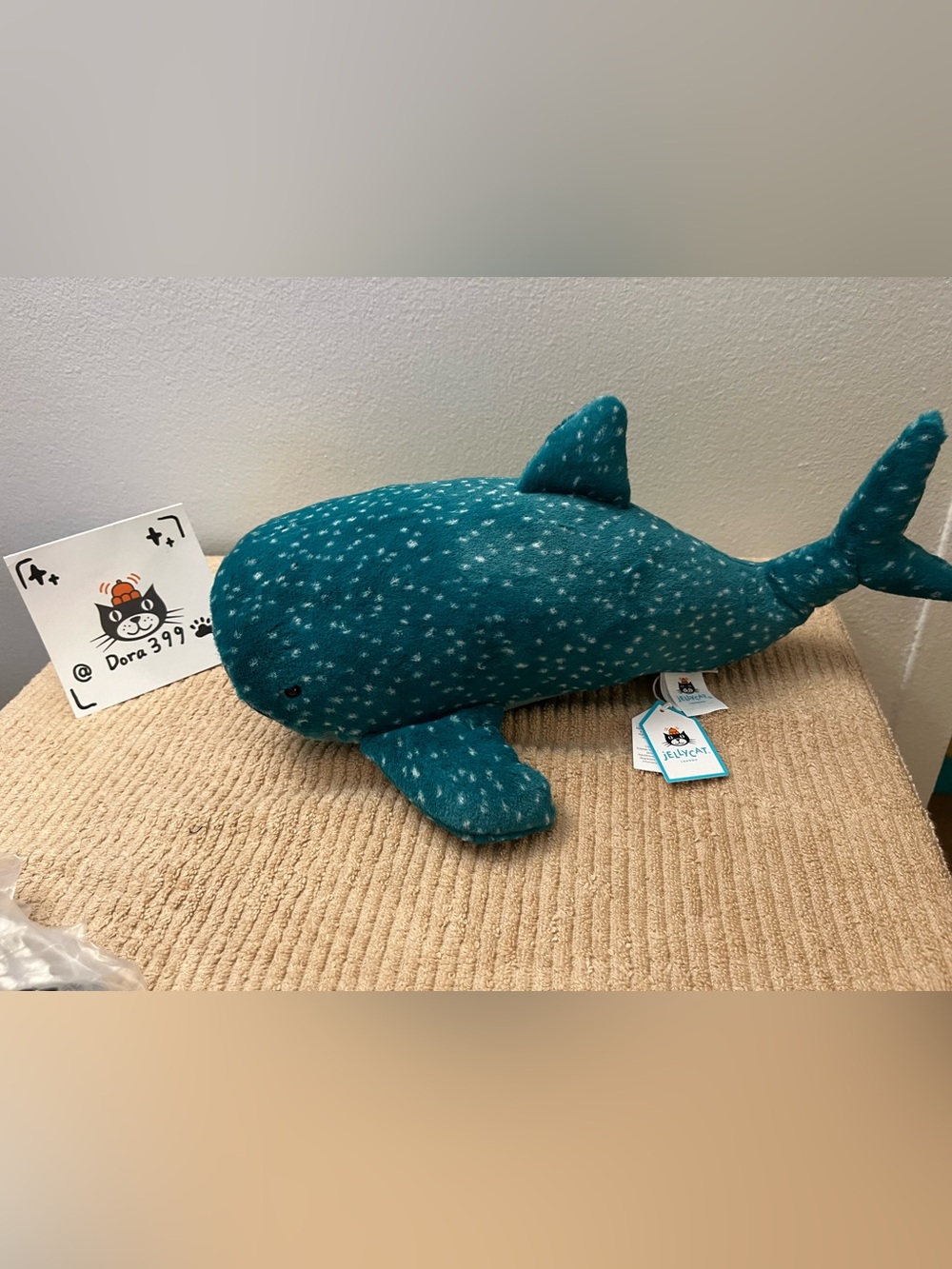 Authentic Jellycat Godfrey Whale Shark – New with Tag – Fast US Shipping
